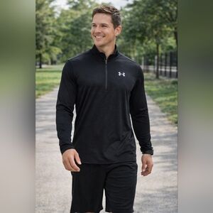 Under Armour UA Tech Vent Men’s ½ Zip Pullover Black Medium